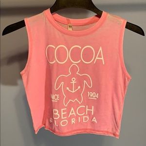 Cocoa Beach Florida Crop Top